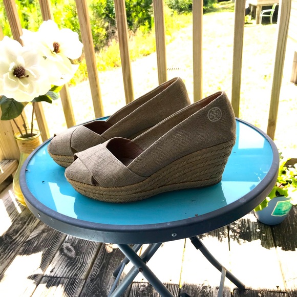 Tory Burch Shoes - Tory Burch wedge espadrille sandals